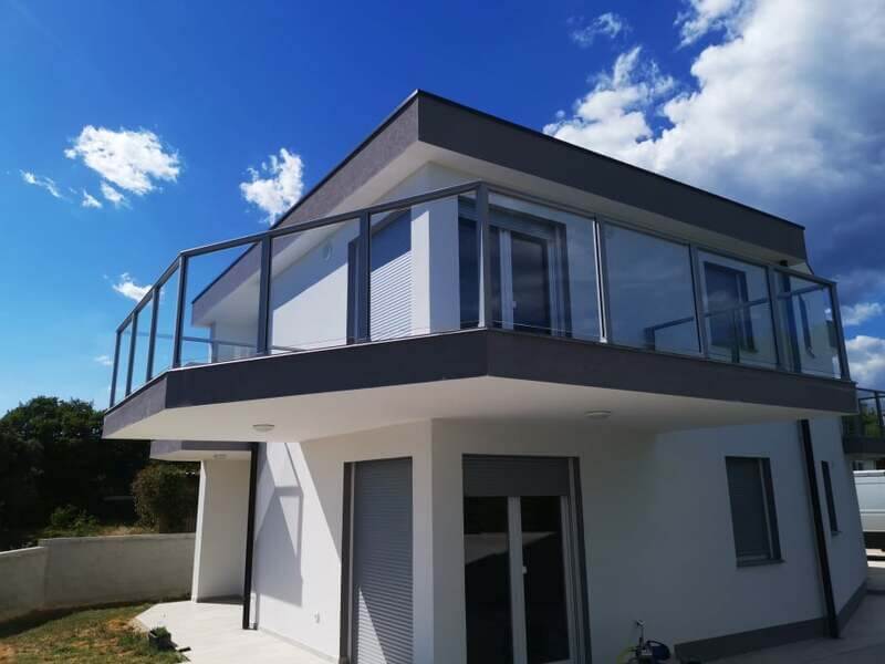 Aluminijaste balkonske ograje 