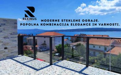 Steklena ograja – Trajnostna rešitev za moderno ureditev notranjih in zunanjih površin!